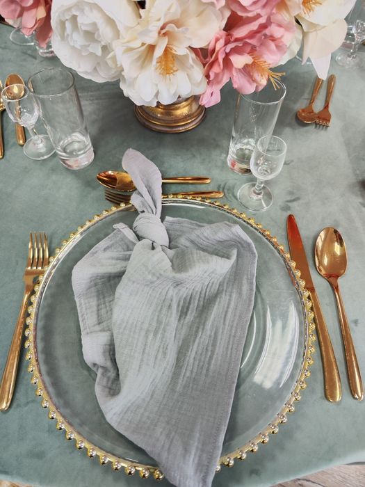 Serwetka muślinowa na wesele,event wynajem