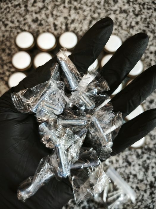 Ручки для меблів бронза кераміка