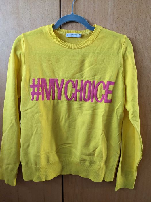 Camisola amarela de malha - Mango