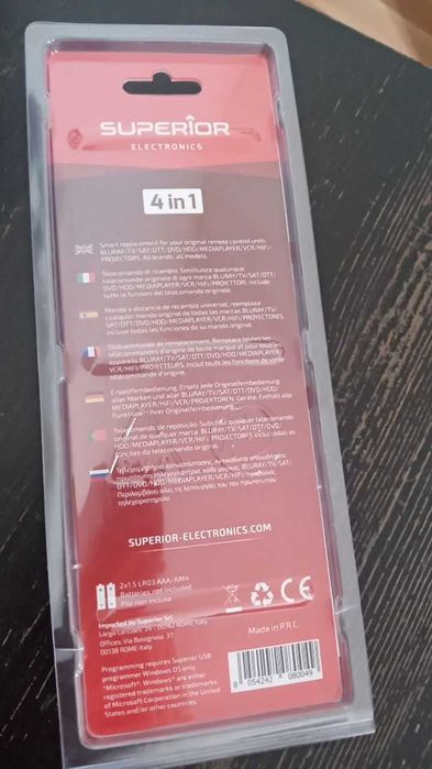 Comando Programável 4 in 1 Superior. Novo.