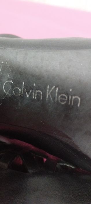 Шкіряні ботильйони Calvin Klein р.37 та шкіряні сабо р.39
