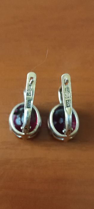 Сережки позолочені арному стані