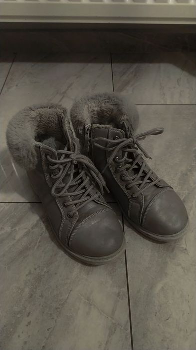 Buty zimowe dziewczęce 37