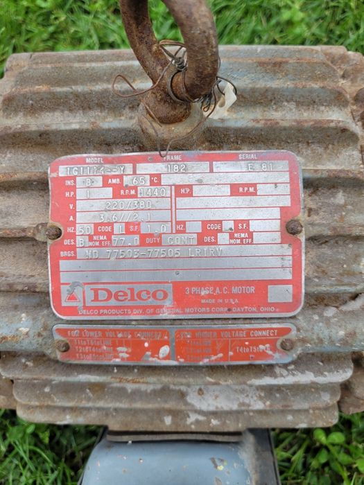 Silnik Delco model 1G114--Y