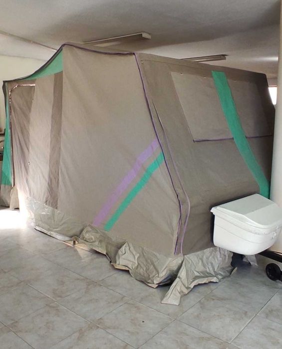Revoque tenda amulgado