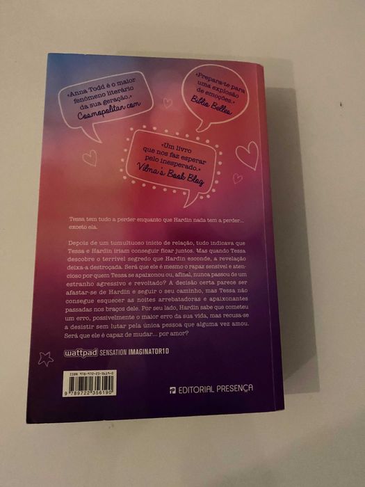 " After depois das verdades " Anna Todd - 10€