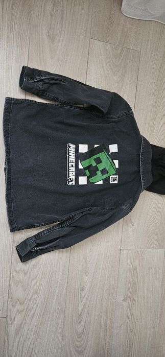 Сорочка рубашка  куртка джинсова Minecraft zara  122 128
