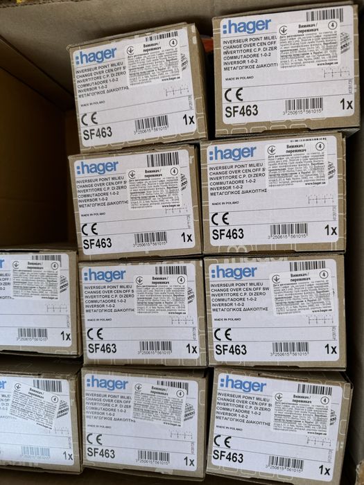 Hager SFT 463 Переключатель Генератор Линия