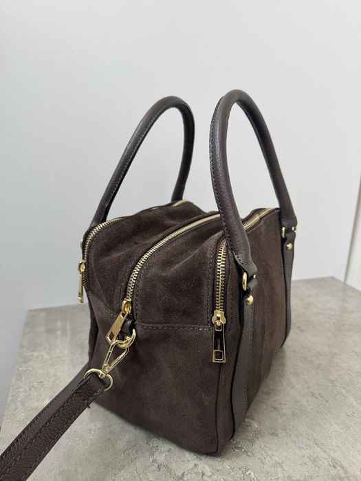 Жіноча сумка замша та шкіра  vera pelle