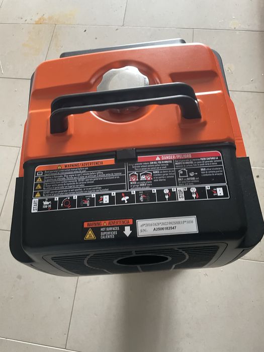 Gerador inverter a gasolina arranque manual 1000/1100W