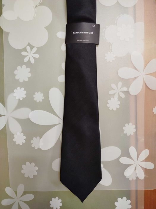 Краватка чорна Taylor & Wright