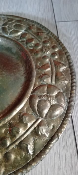 Talerz mosiądz Art-Region. Sopot.