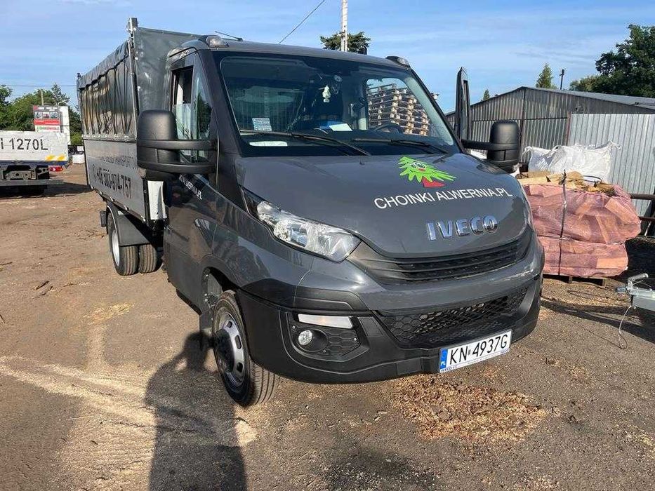 Wynajem wywrotka / kiper/ skrzynia Iveco Daily bliźniak 3 stronny 3,5t
