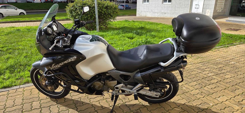 Honda Varadero bom preço com malas e Top Case