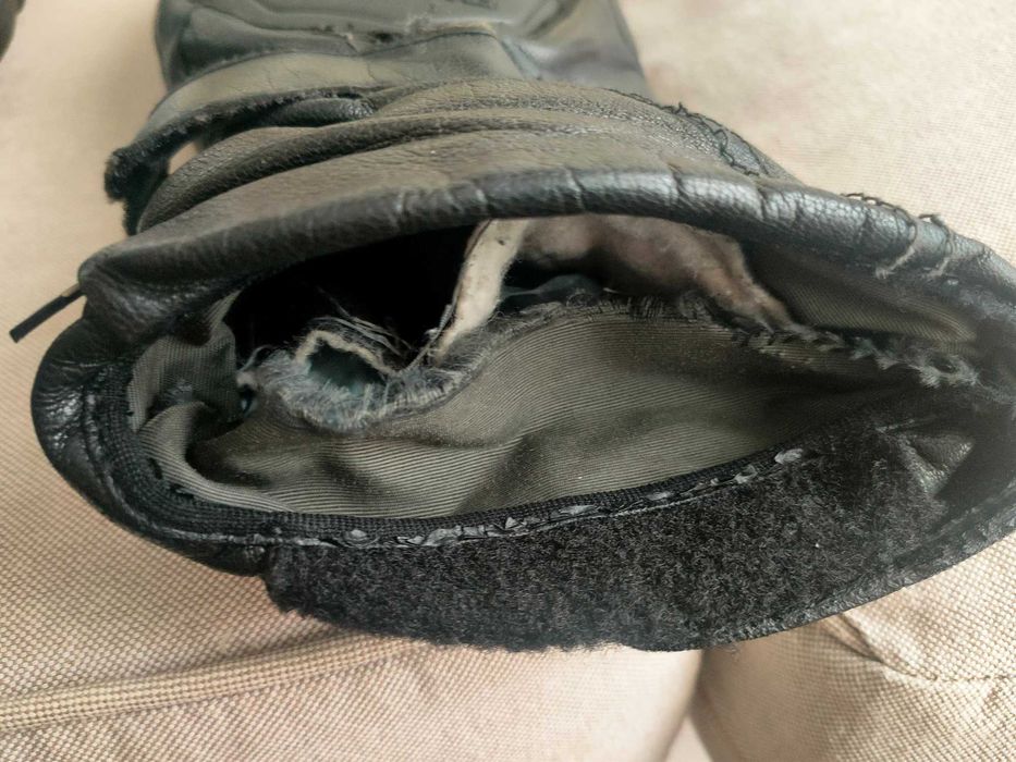 Luvas bering com uso e defeiro