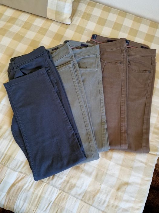 Conjunto de 5 pares de calças novos