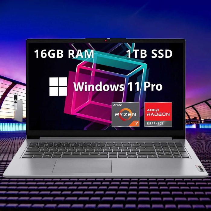 Lenovo Hexadecacore 15.6" Ryzen7/16GB/1TB_Nvme Novo na garantia