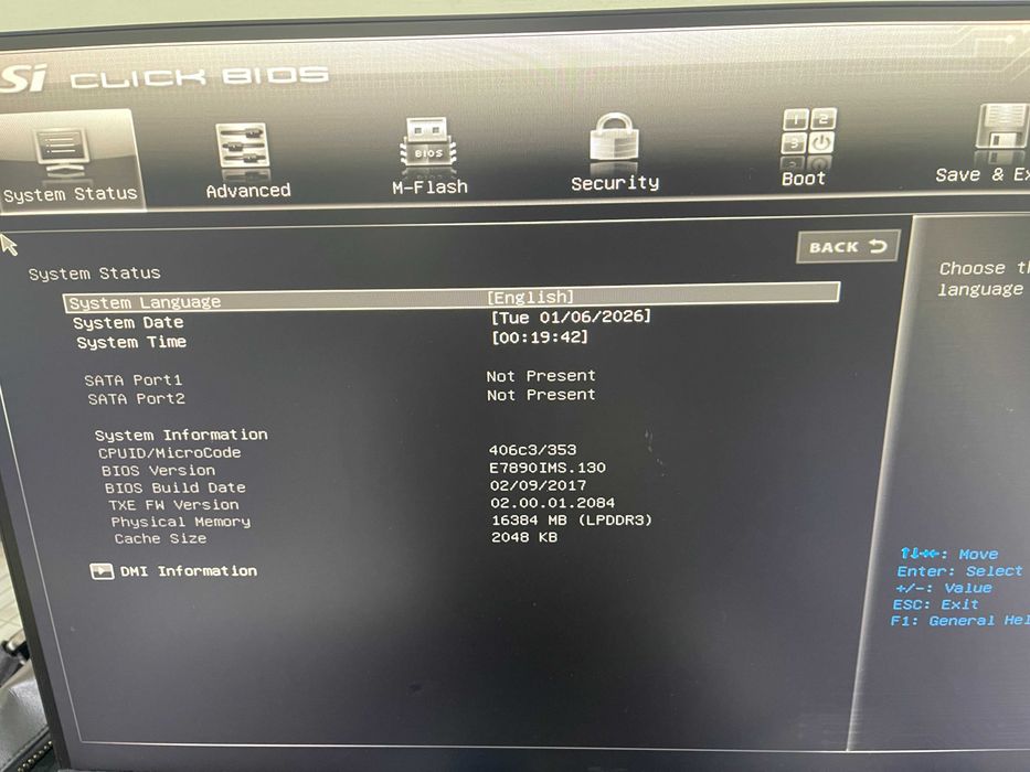 Материнська плата MSI N3050I ECO