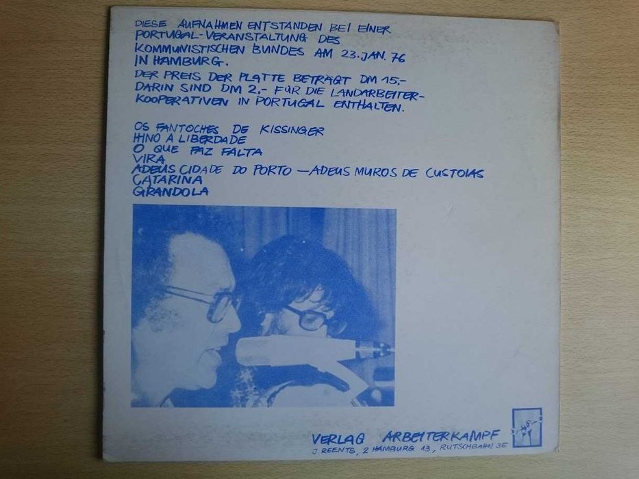 LP - José Afonso – A Luta Continua
