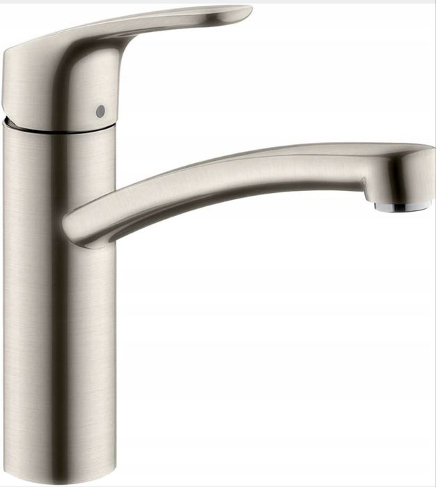 Bateria kuchenna stojąca satynowa hansgrohe