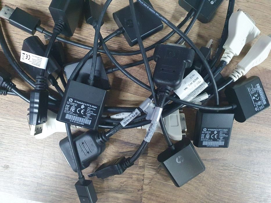 Перехідник адаптер Displayport to DVI-D HP Fujitsu оригінал