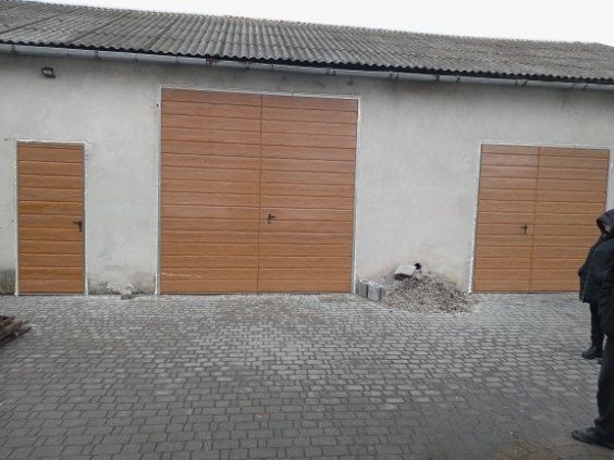 Brama garazowa, drzwi stalowe, brama do muru, brama ba wymiar