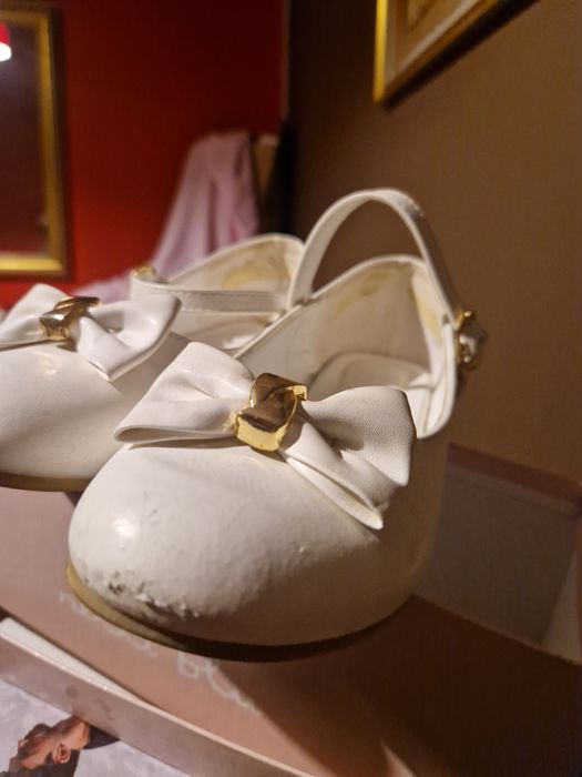 Buty komunijne białe  rozm. 35