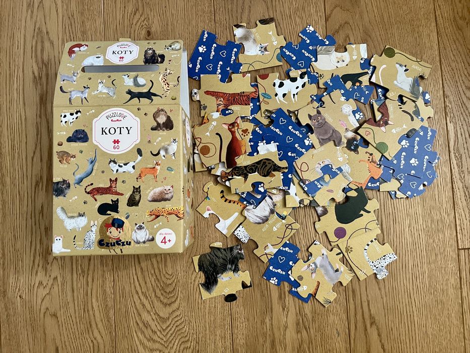 Puzzle Koty 60 CzuCzu Puzzlove czu czu 60 elementów
