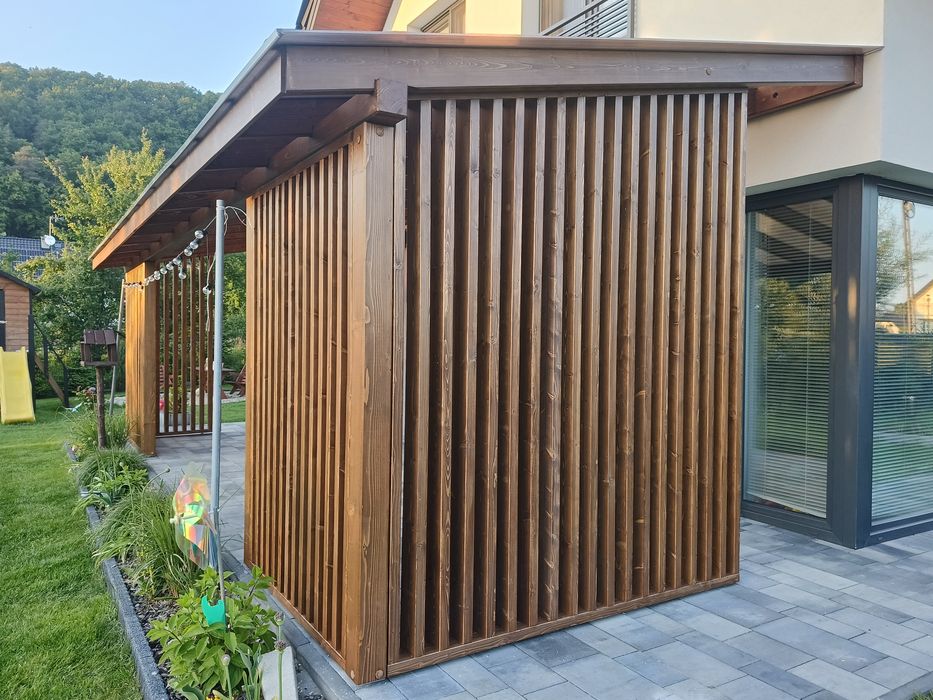 Nowoczesne Zadaszenie Tarasu Drewniane Pergola Na Wymiar Producent