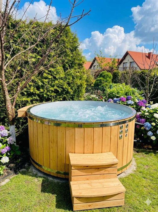 Balia ogrodowa VIP Jacuzzi bania beczka spa ruska bania