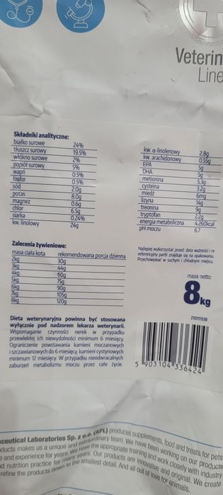 Karma dla kota sucha Renal 1 kg