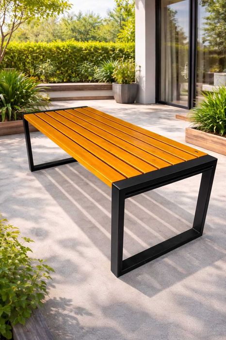 Stół ogrodowy miejski metalowy Orion - 200 cm