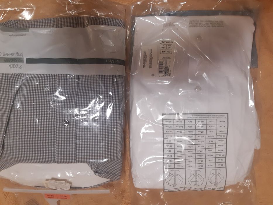 Рубашки Маrks&Spencer большого размера 47см ворот