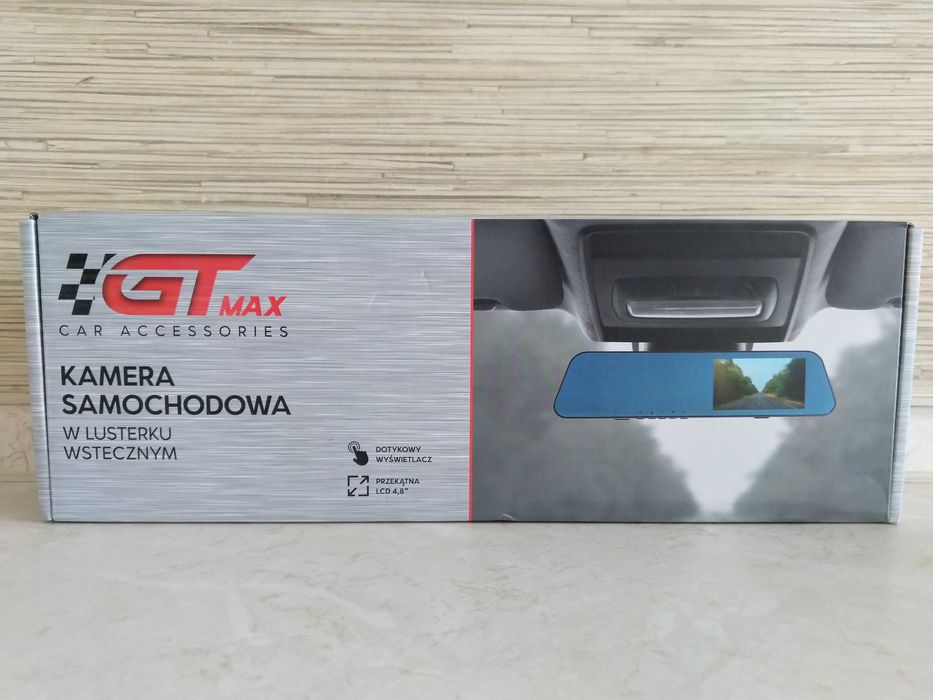 NOWA Samochodowa Kamera Cofania Rejestrator Jazdy Dotykowy 4,8" 150mAh