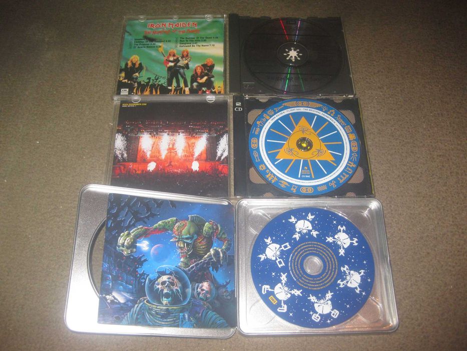 3 CDs dos "Iron Maiden"