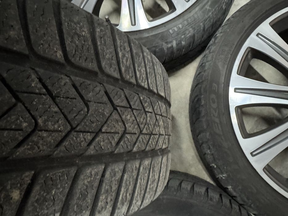 Jantes usadas Mercedes 19” originais+pneus Pirelli Sottozero 3