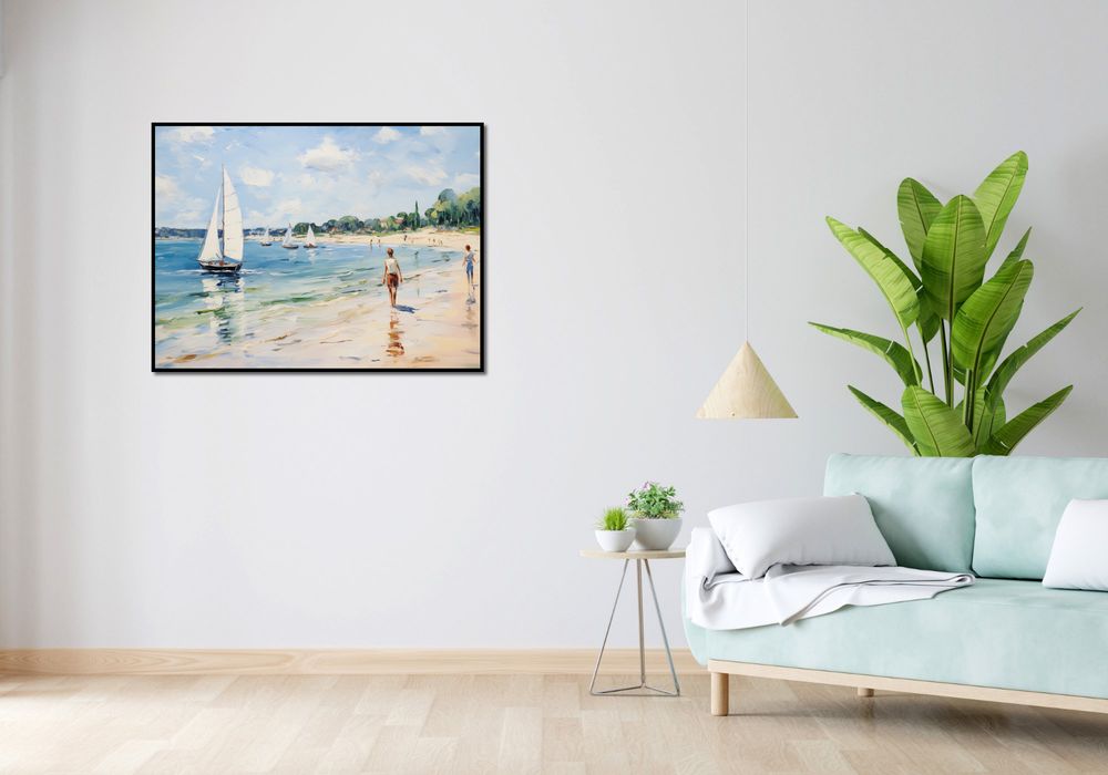 Plakat 100x75cm Życie na Brzegu