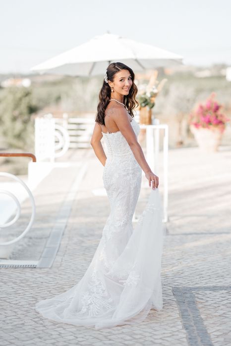 Vestido de noiva Pronovias - Maclaine sereia rendado