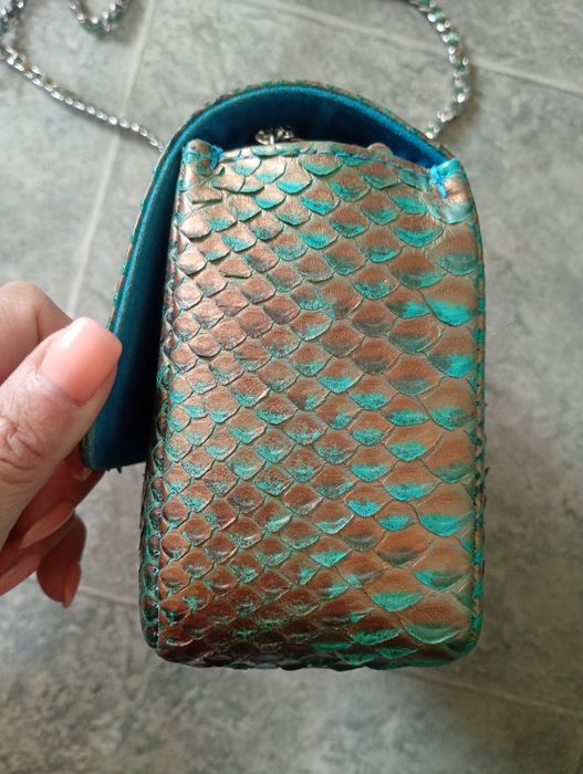 Питон. Кожаная сумка из питона.