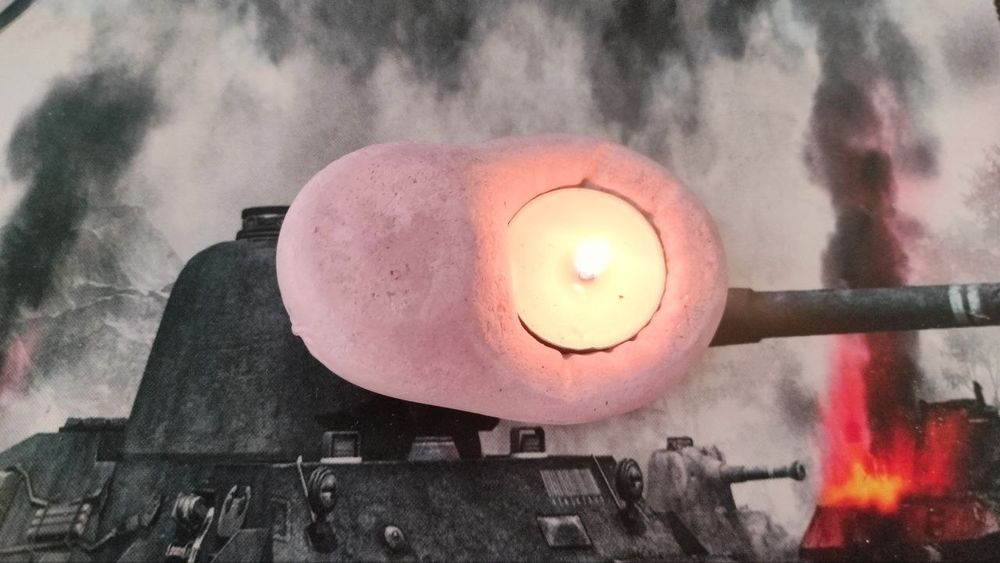 Гіпсові лаковані підсвічники