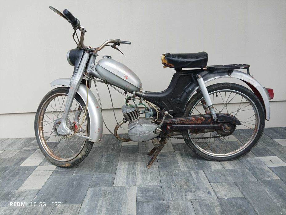 Kierownica biegi w ręce - Romet - Komar 2350 - sztywniak - 1975.