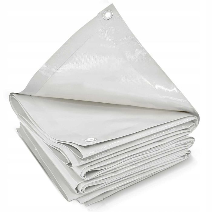 Plandeka biała 650g/m2 6x5m