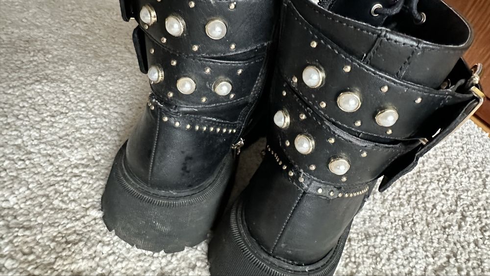 Botas pretad bershka