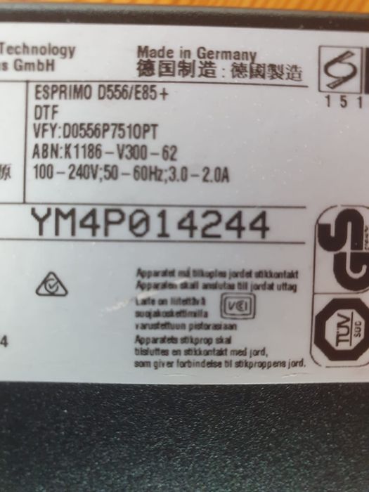 Computador Fujitsu i5-6400 12Gb RAM DDR4