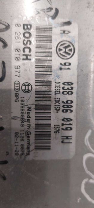 Блок управления двигателя Skoda Octavia 1.9tdi 038906019HJ