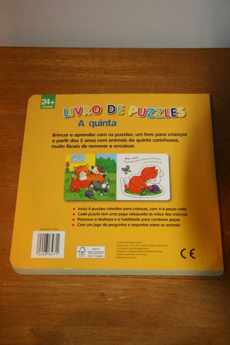 Livro de Puzzles "A Quinta"