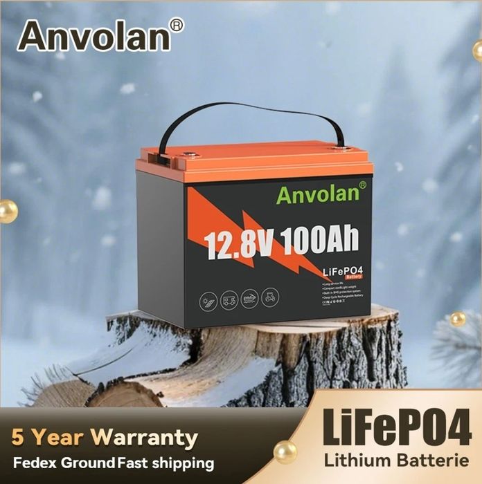 Акумулятор Lifepo4 12v 100ah Redodo Anvolan Powmr
