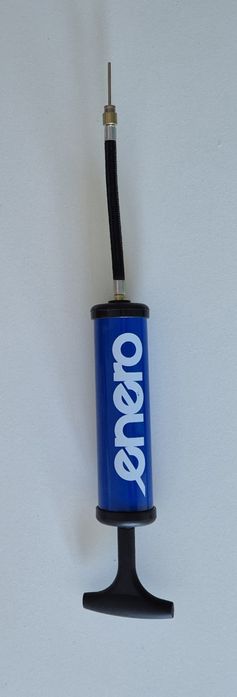 Pompka do pompowania piłek materaca  20 cm z wężykiem i igłą igła Ener