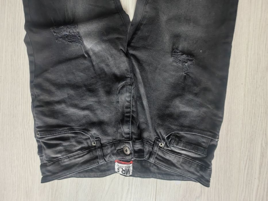 Nowe spodnie jeans MR.F Benny Denim Col 032 slim czarne 32/32