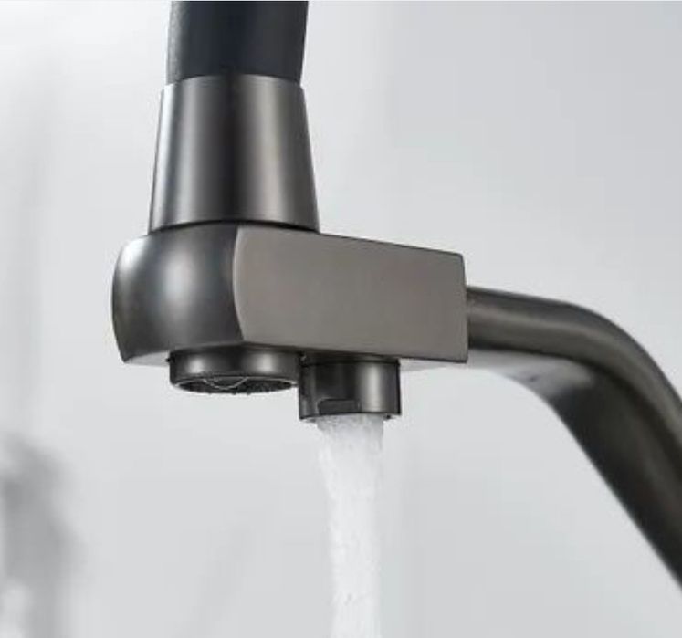 Смеситель для кухни под фильтр осмос WEZER графит.